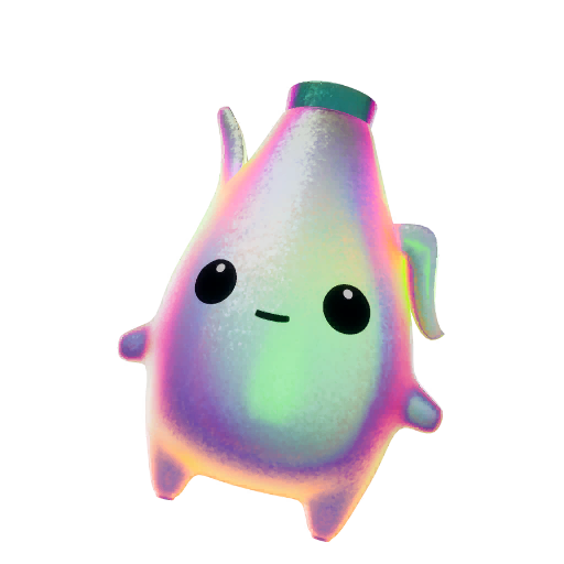 Peeky Peely Sprite, Holofoil style